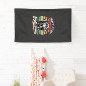 Labrador Stop Niet Met Ophaal Retro Hond Spandoek (Insitu)