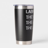 Labrador The Pet The Myth The Legend Funny Labrado Geïsoleerde Drinkbeker (Rechts)