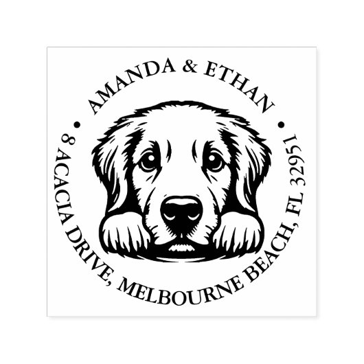 Labrador thema zelfinktende stempel (Design)