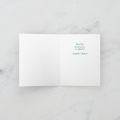 Labrador Theme - Dog Baby shower Blue Lab Bedankkaart (Binnen)