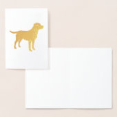 Labrador Theme - Dog Baby shower Blue Lab Folie Kaarten (Display)