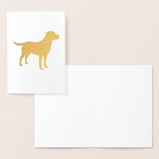 Labrador Theme - Dog Baby shower Blue Lab Folie Kaarten (Display)