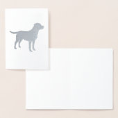 Labrador Theme - Dog Baby shower Blue Lab Folie Kaarten (Display)