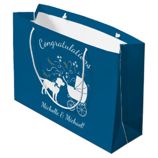 Labrador Theme - Dog Baby shower Blue Lab Groot Cadeauzakje