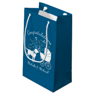 Labrador Theme - Dog Baby shower Blue Lab Klein Cadeauzakje