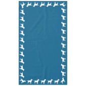 Labrador Theme - Dog Baby shower Blue Lab Tafelkleed (Voorkant)