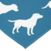 Labrador Theme - Dog Baby shower Blue Lab Tafelkleed (Gekanteld)