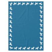 Labrador Theme - Dog Baby shower Blue Lab Tafelkleed (Voorkant)