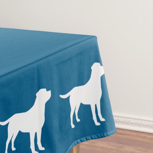Labrador Theme - Dog Baby shower Blue Lab Tafelkleed (Voorbeeld)