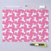 Labrador Theme Dog Baby shower Pink Lab Tissuepapier (Craft)