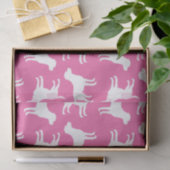 Labrador Theme Dog Baby shower Pink Lab Tissuepapier (Geschenk)