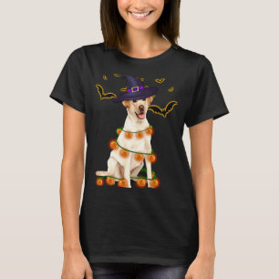 Labrador Tovenaar Pet Boomverlichting Pompoen Part T-shirt
