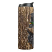 Labrador Tumbler, Duck Hunting Drink Tumbler Thermosbeker (Gedraaid links)