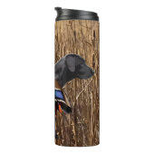 Labrador Tumbler, Duck Hunting Drink Tumbler Thermosbeker (Geroteerd rechts)