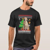 Labrador Ugly kerst Ugly KerstSweater Lad T-shirt (Voorkant)