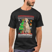 Labrador Ugly kerst Ugly KerstSweater Lad T-shirt (Voorkant)