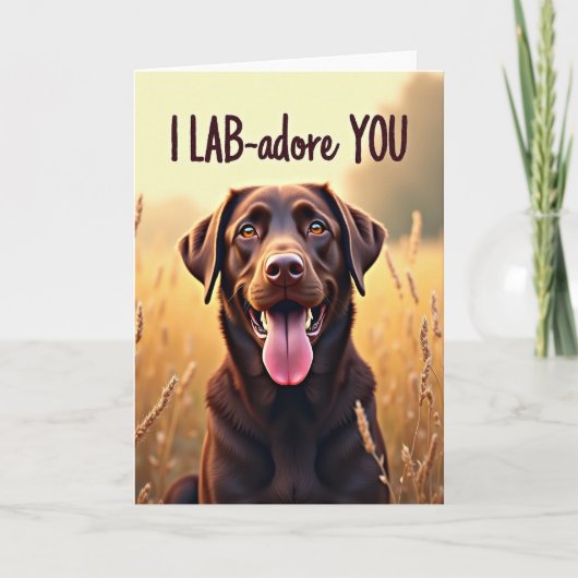 Labrador Vaderdag kaart (Voorkant)