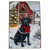 Labrador Vakantie  Medium Cadeauzakje (Achterkant)