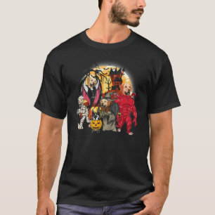 Labrador Vampire Mummy Evil Witch Halloween Costum T-shirt