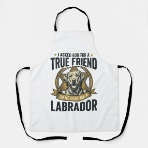 Labrador Ware Vriend Vintage Hondenliefhebber Desi Schort