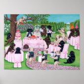 Labrador Wedding Reception Artwork Poster (Voorkant)