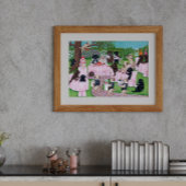 Labrador Wedding Reception Artwork Poster