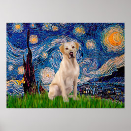 Labrador (Y7) - Sterrennacht Poster