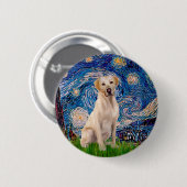 Labrador (Y7) - Sterrennacht Ronde Button 5,7 Cm (Voorkant /achterkant)