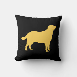 Labrador Yellow Silhouette Standing Lab Kussen