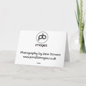 Labrador - Zwart Feestdagen Kaart (Achterkant)