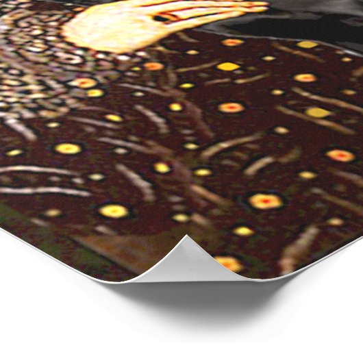 Labrador (zwart) - koningin poster (Hoek)