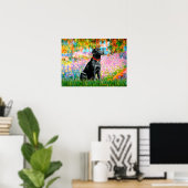 Labrador (zwart) - Tuin Poster (Thuiskantoor)