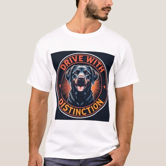 Labradorhond Met Motiverende Slogan T-shirt (Voorkant)