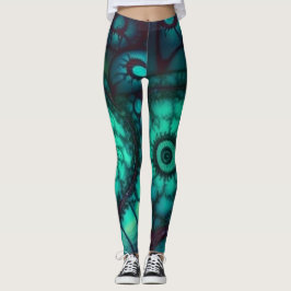 Labradoriet en malachietfractaal leggings