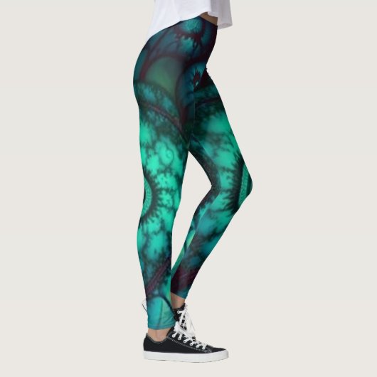 Labradoriet en malachietfractaal leggings (Rechts)