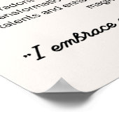 Labradoriet Stone Crystal Betekenis Poster (Hoek)