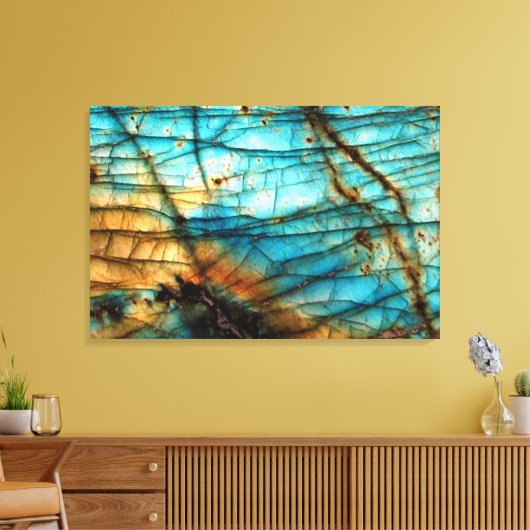 Labradorite Canvas Afdruk (Insitu (Woonkamer))