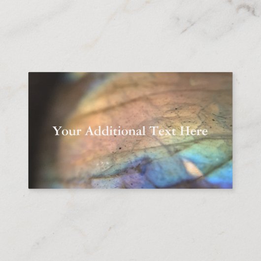 Labradorite Wonders Visitekaartje (Achterkant)