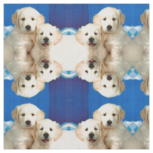 Labradorpups Stof (Swatch)