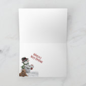 Labradors a Fun Day Sledding Kaarten (Binnen)