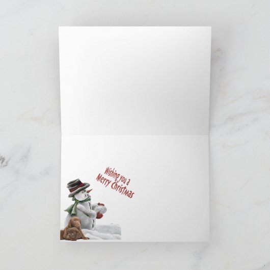 Labradors a Fun Day Sledding Kaarten (Binnen)