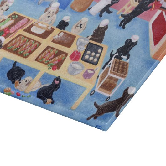 Labradors Bakery Snijplank (Hoek)