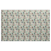 Labradors  bloemkolen stof (Fat Quarter)