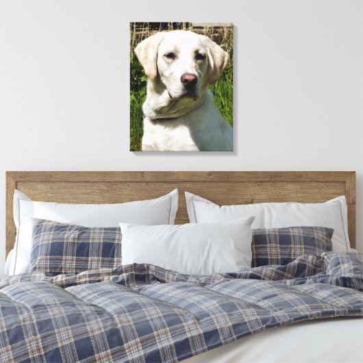 LABRADORS CANVAS AFDRUK (Insitu (Slaapkamer))