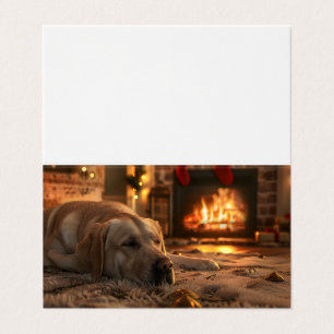 Labrador's Cozy Fireplace Kaart