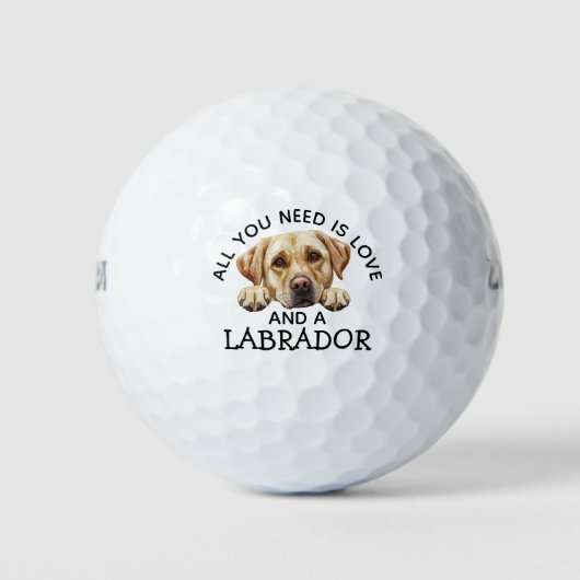 Labradors en golfballen (Voorkant)