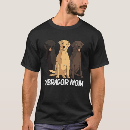 Labradors voor moeders Labrador Retriever Dog T-shirt (Voorkant)