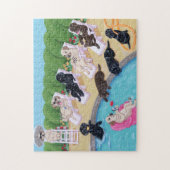 Labradors voor pools legpuzzel (Verticaal)