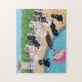 Labradors voor pools legpuzzel