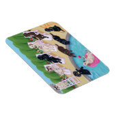 Labradors voor pools magneet (Rechterzijde)